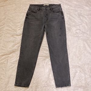 Unpublished Jeans Womens Size 30 Debbie Grunge Mom Jeans  Faded Black Denim